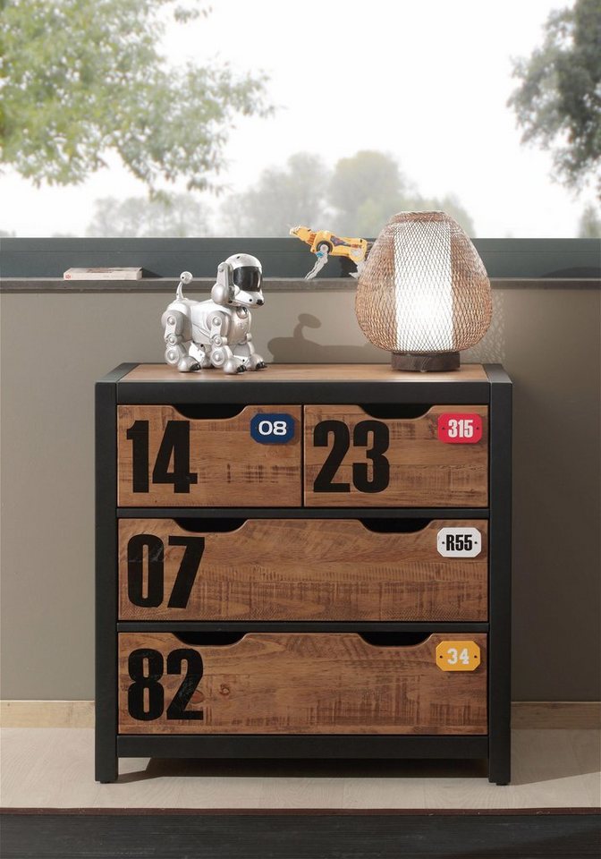 Vipack Schubkastenkommode Alex (Made in Europe), aus teilmassiver Kiefer und MDF Vipack Schubkastenkommode Alex (Made in Europe), aus teilmassiver Kiefer und MDF von Vipack