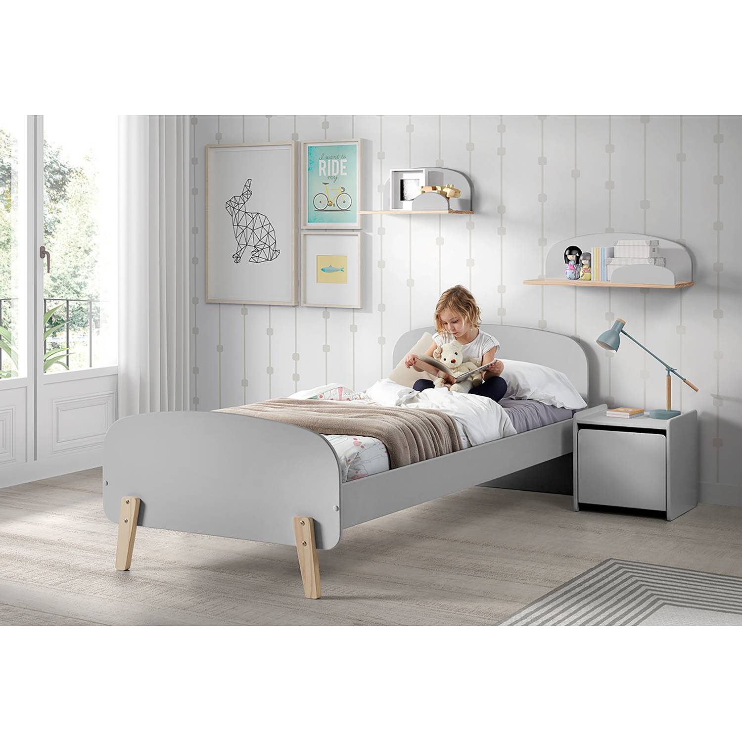 home24 Wandregal 45cm Grau/Hellgrau home24 Wandregal 45cm Grau/Hellgrau von home24
