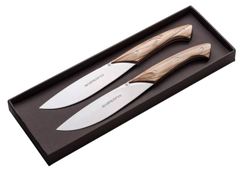 Viper Steakmesser Viper Fiorentina Olive 2er Set Steakmesser Viper Steakmesser Viper Fiorentina Olive 2er Set Steakmesser von Viper