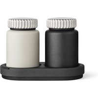 Vipp - 263 Salz- und Pfeffermühlen Set, grau / schwarz von Vipp