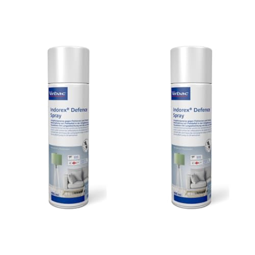 Virbac Indorex Control Spray | Doppelpack | 2 x 400 ml | Umgebungsspray bei Floh- & Milbenbefall | In Innenräumen bis 128 m² | Nicht direkt an Tieren anwenden | ohne Treibmittel Virbac Indorex Control Spray | Doppelpack | 2 x 400 ml | Umgebungsspray bei Floh- & Milbenbefall | In Innenräumen bis 128 m² | Nicht direkt an Tieren anwenden | ohne Treibmittel von Virbac