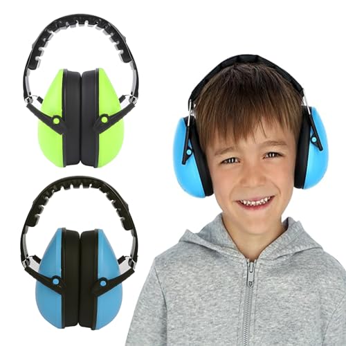 VireEyU 2 Pack Kinder Gehörschutz - Faltbarer Kapselgehörschutz für Kinder von 3-16 Jahren - NRR 21dB Lärmschutz Ohrenschützer für Schlaf, Reisen, Karnevalsumzüge, Autismus - Noise Cancelling VireEyU 2 Pack Kinder Gehörschutz - Faltbarer Kapselgehörschutz für Kinder von 3-16 Jahren - NRR 21dB Lärmschutz Ohrenschützer für Schlaf, Reisen, Karnevalsumzüge, Autismus - Noise Cancelling von VireEyU