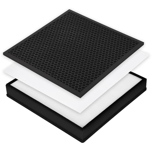 Virego AM3 Ersatz HEPA Filter Set, AM3 Filter Kompatibel mit Fellowes Aeramax Pro AM3 und AM4 Luftreinigern, AM3 Filterset mit HEPA Filter, Kohlefilter und Vorfilter Virego AM3 Ersatz HEPA Filter Set, AM3 Filter Kompatibel mit Fellowes Aeramax Pro AM3 und AM4 Luftreinigern, AM3 Filterset mit HEPA Filter, Kohlefilter und Vorfilter von Virego