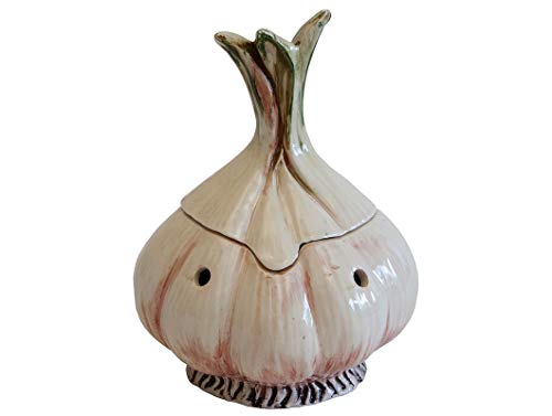 Virginia Casa Knoblauchtopf in Knoblauchform Garlic H. 20cm handbemalte Keramik Virginia Casa Knoblauchtopf in Knoblauchform Garlic H. 20cm handbemalte Keramik von Virginia Casa