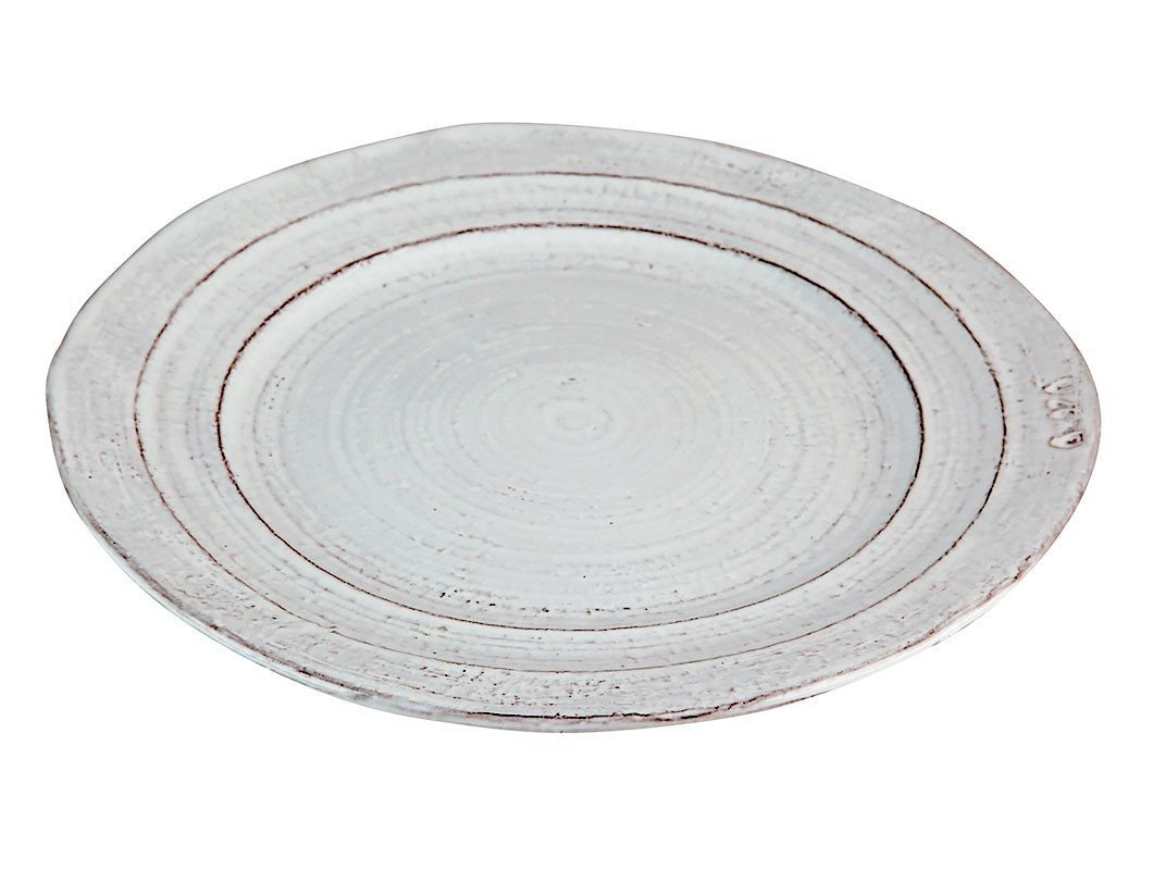 Virginia Casa Speiseteller Galestro, Weiß H:2.8cm D:29cm Keramik von Virginia Casa