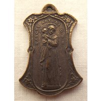 Bronze St. Antonius Jungfrau Maria Mutter Gottes Medaille Vp099 Bronze St. Antonius Jungfrau Maria Mutter Gottes Medaille Vp099 von VirgoPotensSupplies