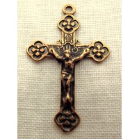 Kruzifix Gravierte, Zarte Französisch von VirgoPotensSupplies