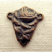 Rosenkranz-Mittelstück Mit Unserer Lieben Frau Lourdes Taschen-Rosenkranz-Medaille von VirgoPotensSupplies