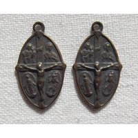 Vier-Wege-Skapulier-Medaille Aus Bronze Mit Kruzifix Im Set Vp245 Vier-Wege-Skapulier-Medaille Aus Bronze Mit Kruzifix Im Set Vp245 von VirgoPotensSupplies