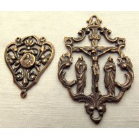 st. Therese Von Lisieux & Kreuzigungsmedaillen-Rosenkranz-Set st. Therese Von Lisieux & Kreuzigungsmedaillen-Rosenkranz-Set von VirgoPotensSupplies