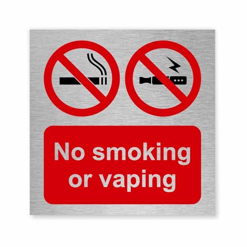 Viro Display "No Smoking No Vaping" Slimline Aluminiumschild, 150 x 150 mm Viro Display "No Smoking No Vaping" Slimline Aluminiumschild, 150 x 150 mm von Viro Display