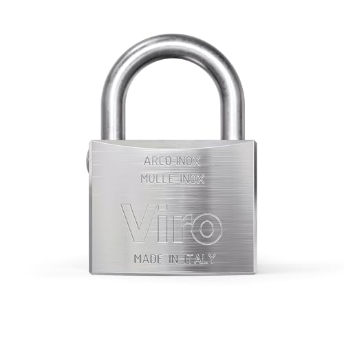 Codiven 11430022 Vorhängeschloss Inox Viro Normale Bogen 30 mm von Viro