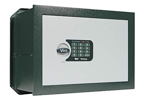 Viro | Elektronischer Datenschutztresor mit elektronischer Karte, zum Einbauen, komplett aus Stahl, 410 x 290 x 205 mm von Viro