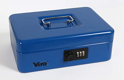 Viro 4263 Geldkassette variabel, blau, 250 x 180 x 88 mm von Viro