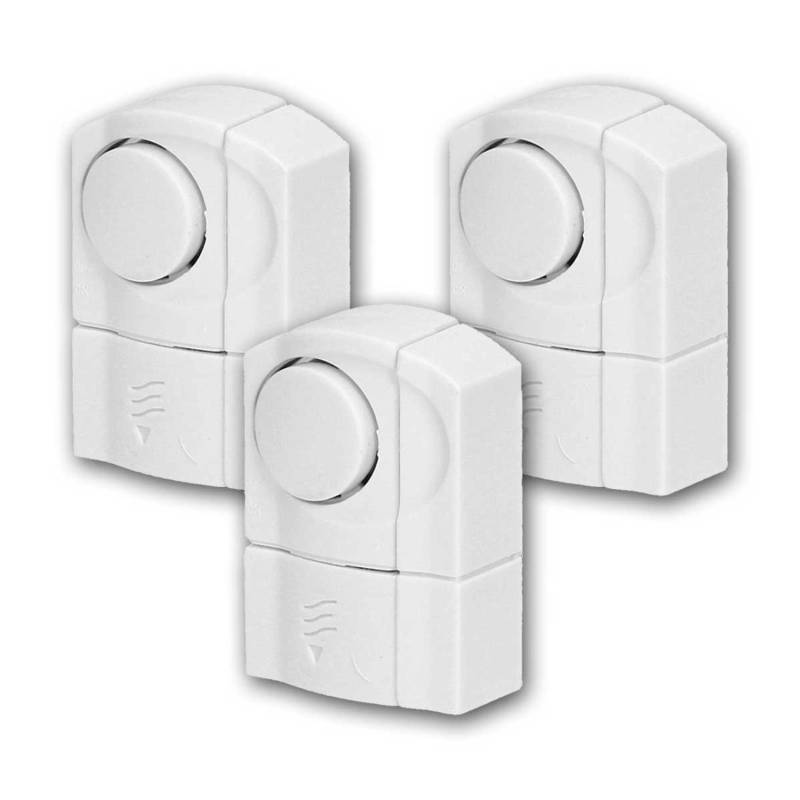 Virone 3er Set Mini-Alarm Für TürFenster Magnetkontakte von Virone