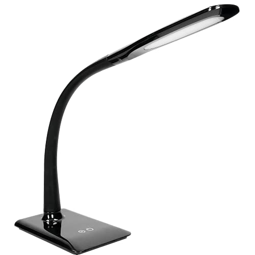 Virone ERIE LED DIM Schreibtischlampe mit Dimmfunktion und Farbwechsel, 400 lm, 7 W (schwarz) von Virone