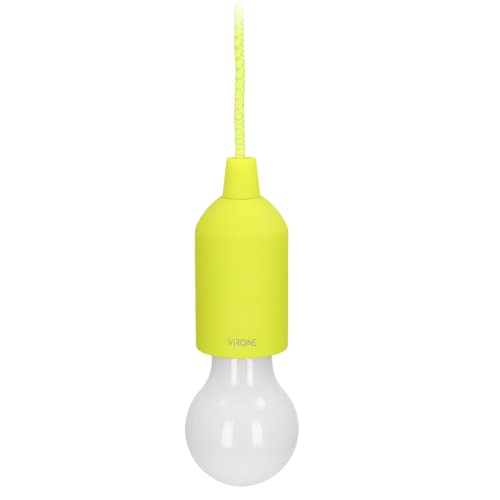 Virone LA-5 Pull Light, Schaltertyp: Ziehen am Kabel, 6000K,3xAAA (Limette) von Adviti