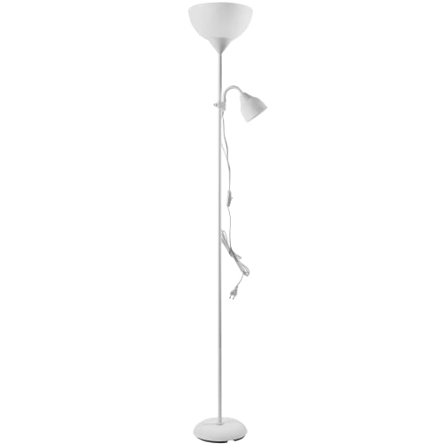 Virone URLAR Stehleuchte 175 cm max 25W E27 max 25W E14 (Weiß) von Virone