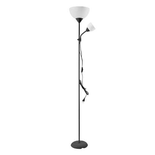 Virone URLAR Stehleuchte 175 cm max 25W E27 max 40W E14 4(Schwarz) von Virone