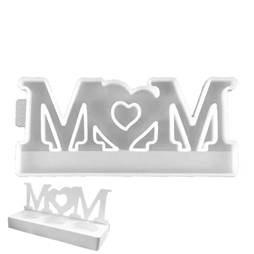 Mama Form Mama Silikonform MOM Und DAD Form Silikon Schokoladenformen | Mama Silicone Mould, Dad Silicone Mould,dekorative Silikonformen für Mütter und Papa Für DIY Muttertag Vatertag Dekoration von Virtcooy