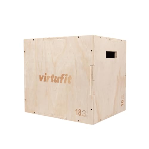 VirtuFit Holz-Plyo-Box 3-in-1 - Klein - 40 x 45 x 50 cm - Jump Box - Plyometrische Speungbox VirtuFit Holz-Plyo-Box 3-in-1 - Klein - 40 x 45 x 50 cm - Jump Box - Plyometrische Speungbox von VirtuFit