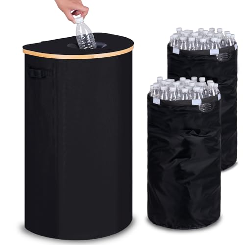 Deposit Bottles Collection Container with Lid (Black) von VisBeaut