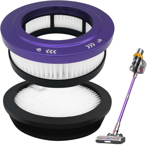 Filter Compatible with Anyson Stars 5 45000Pa/550W/70Min Vacuum Cleaner Wireless, Washable & Reusable, Catches 99.97% of All Fine Dusts (2+2) (1+1) von VisBeaut
