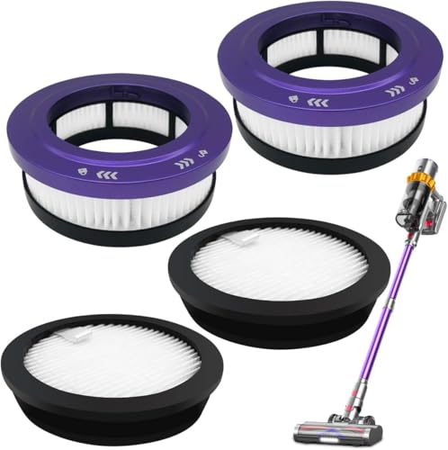 Filter Compatible with Anyson Stars 5 45000Pa/550W/70Min Vacuum Cleaner Wireless, Washable & Reusable, Catches 99.97% of All Fine Dusts (2+2) (2+2) von VisBeaut