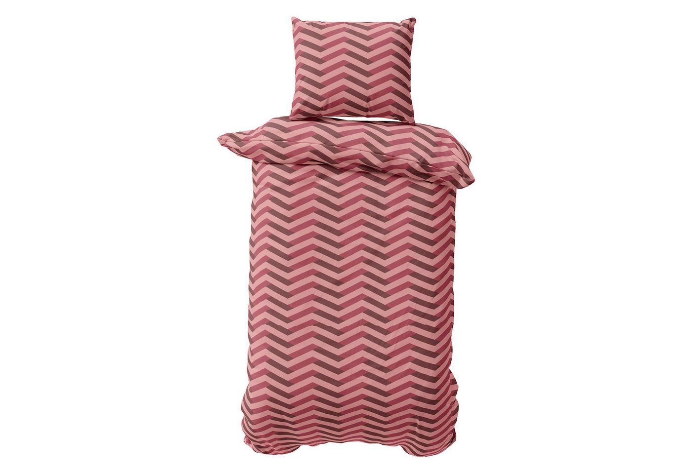 Visaggio Bettwäsche Baumwolle 135x200 cm und 155x220 cm, Jersey, 2 teilig, Ganzjahresbettwäsche mit Markenreißverschluss, Zick Zack Muster Visaggio Bettwäsche Baumwolle 135x200 cm und 155x220 cm, Jersey, 2 teilig, Ganzjahresbettwäsche mit Markenreißverschluss, Zick Zack Muster von Visaggio