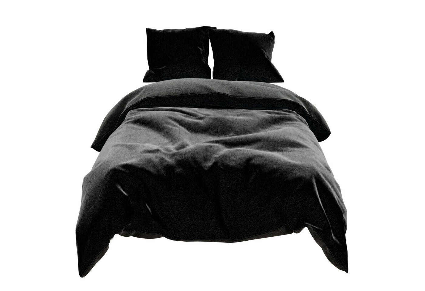 Visaggio Bettwäsche Winter Teddy Plüsch, Fleece, 4 teilig, Flauschig warmes Cashmere Touch, Einfarbig Wende Visaggio Bettwäsche Winter Teddy Plüsch, Fleece, 4 teilig, Flauschig warmes Cashmere Touch, Einfarbig Wende von Visaggio