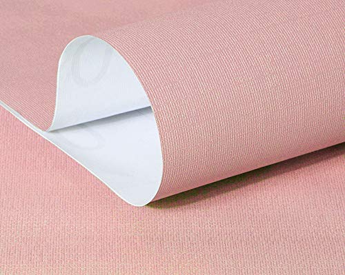 10 m x 60 cm Tapeten einfarbig Uni Pastellfarben rosa 3000-S Art. 3111 selbstklebend Verschiedene Trendfarben Tapete Folie abwischbar von Visario