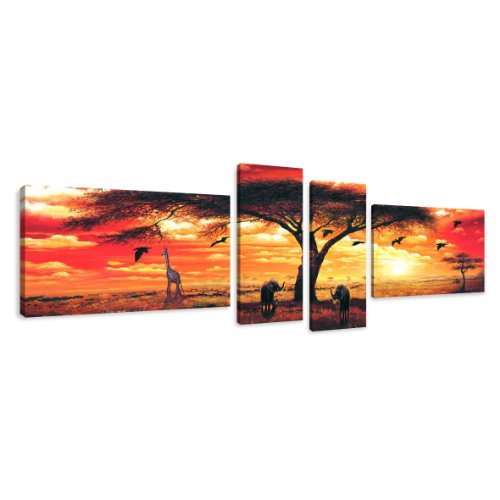 Visario Bild & Kunstdruck der Deutschen Marke 145 x 30 cm 6701 Bilder auf Leinwand Kunstdrucke Afrika Wandbild Visario Bild & Kunstdruck der Deutschen Marke 145 x 30 cm 6701 Bilder auf Leinwand Kunstdrucke Afrika Wandbild von Visario
