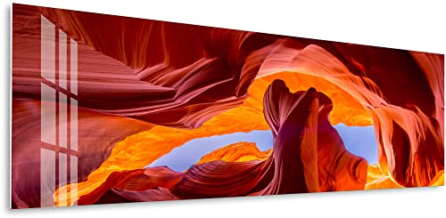 Visario Glasbild auf Acrylglas Canyon 90 x 30cm 5810 von Visario