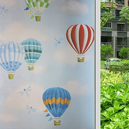 Visario Milchglasfolie 2m x 90 cm Ballon Muster selbstklebend 3155 Visario Milchglasfolie 2m x 90 cm Ballon Muster selbstklebend 3155 von Visario