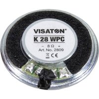 Visaton K 28 WPC - 8 Ohm 1.1 Zoll 2.8cm Kleinlautsprecher 1W 8Ω Kunststoff-Membran Visaton K 28 WPC - 8 Ohm 1.1 Zoll 2.8cm Kleinlautsprecher 1W 8Ω Kunststoff-Membran von Visaton