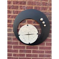 Full Circle Time Moderne Uhr von ViscardiDesigns