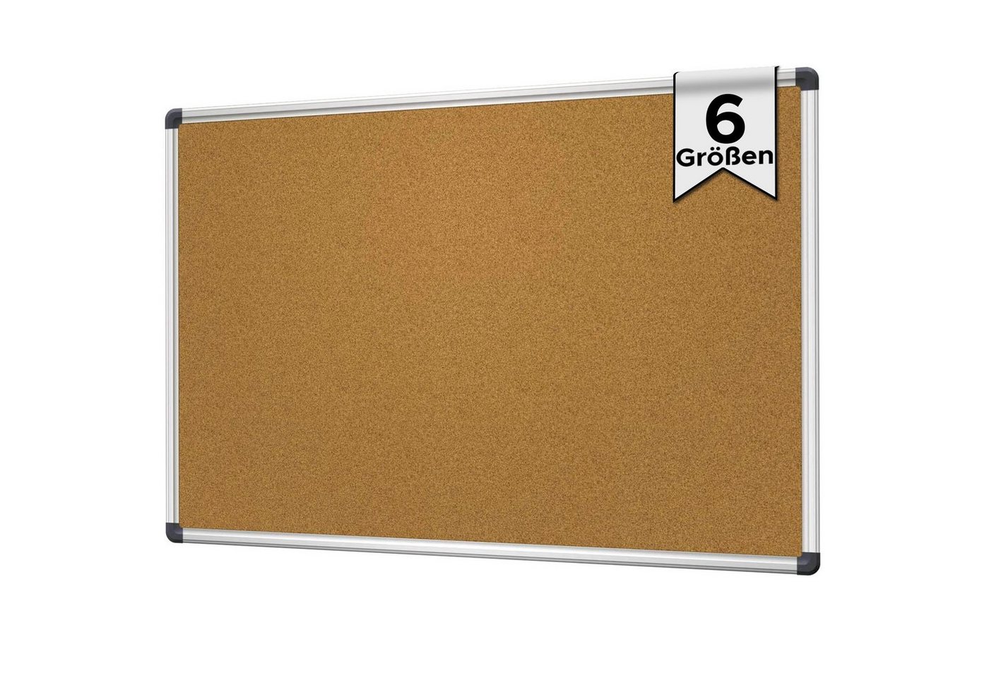 Viscom Pinnwand CORKY, Pinntafel mit Kork-Oberfläche - mit Aluminiumrahmen - selbstheilend Viscom Pinnwand CORKY, Pinntafel mit Kork-Oberfläche - mit Aluminiumrahmen - selbstheilend von Viscom