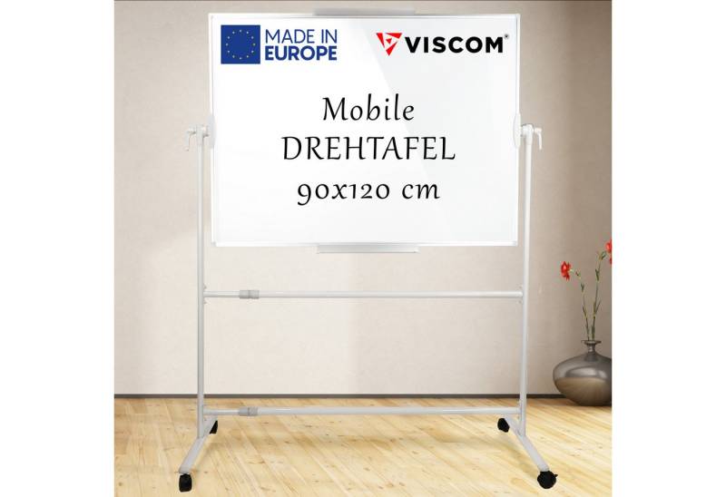 Viscom Standtafel Stativdrehtafel - mobiles Whiteboard mit Rollen - beidseitig nutzbar, magnetische Oberfläche - vielseitig einsetzbar Viscom Standtafel Stativdrehtafel - mobiles Whiteboard mit Rollen - beidseitig nutzbar, magnetische Oberfläche - vielseitig einsetzbar von Viscom