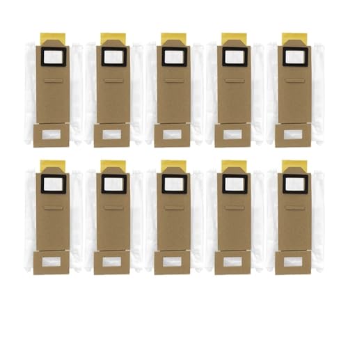 ViseNt Ersatzstaubbeutel, Kompatibel Mit Roborock T7S T7S Plus S7 S7 Plus S7MAX S7 MAXV – Staubsaugerzubehör, Haushaltsstaubbeutelteile(10 pcs) von ViseNt