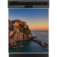 Cinque Terra Cliffside Bedruckter Riesiger Magnet Für Geschirrspüler, Waschmaschine Und Mehr in Standardgröße von VisforVinylShop