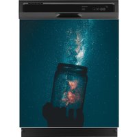 Galaxy Im Glas Gedruckt Kunst Riesen-Magnet Für Geschirrspüler, Waschmaschine & Mehr von VisforVinylShop