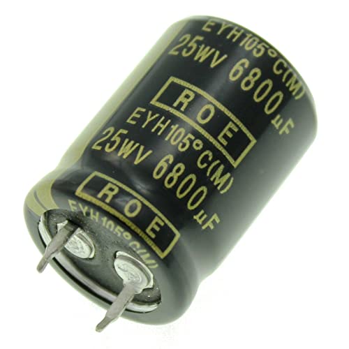 Elko Kondensator 2x radial 6800µF 25V | Snap-In Elektrolytkondensator bis zu 105°C | 6800uF Electrolytic Capacitor from Vishay Elko Kondensator 2x radial 6800µF 25V | Snap-In Elektrolytkondensator bis zu 105°C | 6800uF Electrolytic Capacitor from Vishay von Vishay