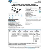 Vishay 293D106X9016B2TE3 Tantal-Kondensator SMD 10 µF 16 V/DC 0.1% (L x B x H) 3.5 x 2.8 x 1.9mm von Vishay
