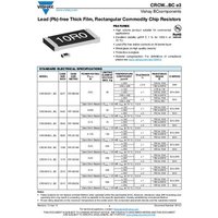 Vishay CRCW040247K0FKTDBC Dickschicht-Widerstand 47kΩ SMD 0402 0.063W 1% Tape von Vishay