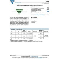 Vishay G22041431509J4C000 Draht-Widerstand 22Ω THT 0414 4W 5% Tape Vishay G22041431509J4C000 Draht-Widerstand 22Ω THT 0414 4W 5% Tape von Vishay