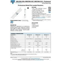 Vishay MBA02040C6802FCT00 Metallschicht-Widerstand 68kΩ axial bedrahtet 0.40W 1% Tape von Vishay