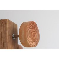 2 Schubladenknäufe Aus Lärchenholz, Schubladengriffe, Schubladen, Rustikale Küchendekoration von Vishemir