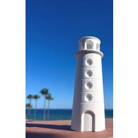 Leuchtturm "Maritimes Flair" - Handgefertigt Aus Keraflott in Zwei Größen von Visima