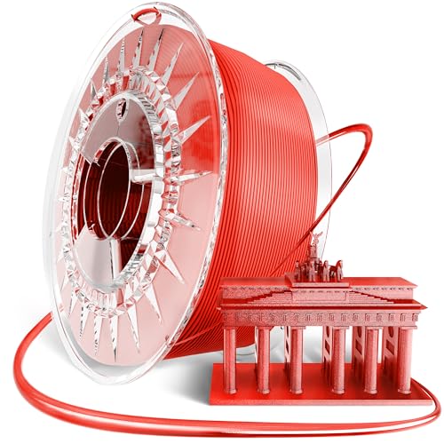 Vision 3D® PETG Filament 1.75 - [1KG Spule] 3D Drucker Filament PETG - Wasserfest, Hitze- & UV-beständig - Outdoor geeignet - kompatibel mit FDM 3D-Druckern incl. Slipbag von Vision 3D