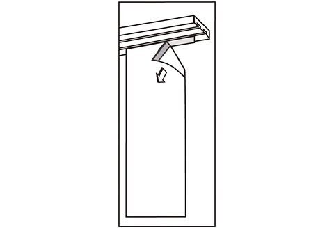Vision S Schiebegardine 2ER SET ROM, Paneelwagen (2 St), halbtransparent, HxB: 260x60, Schiebevorhang 2er Set Uni von Vision S